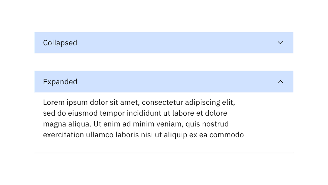accordion click targets accordion click targets